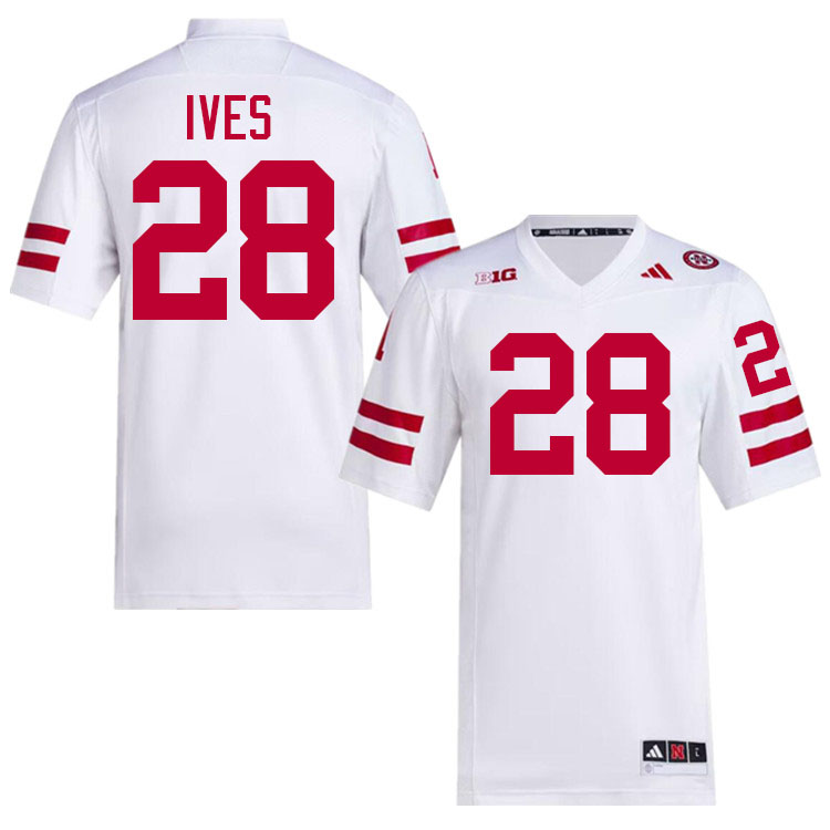 #28 Kwinten Ives Nebraska Jersey,Nebraska Cornhuskers Football Uniforms,Jersey-White #28 Kwinten Ives Nebraska Jersey,Nebraska Cornhuskers Football Uniforms,Jersey-White